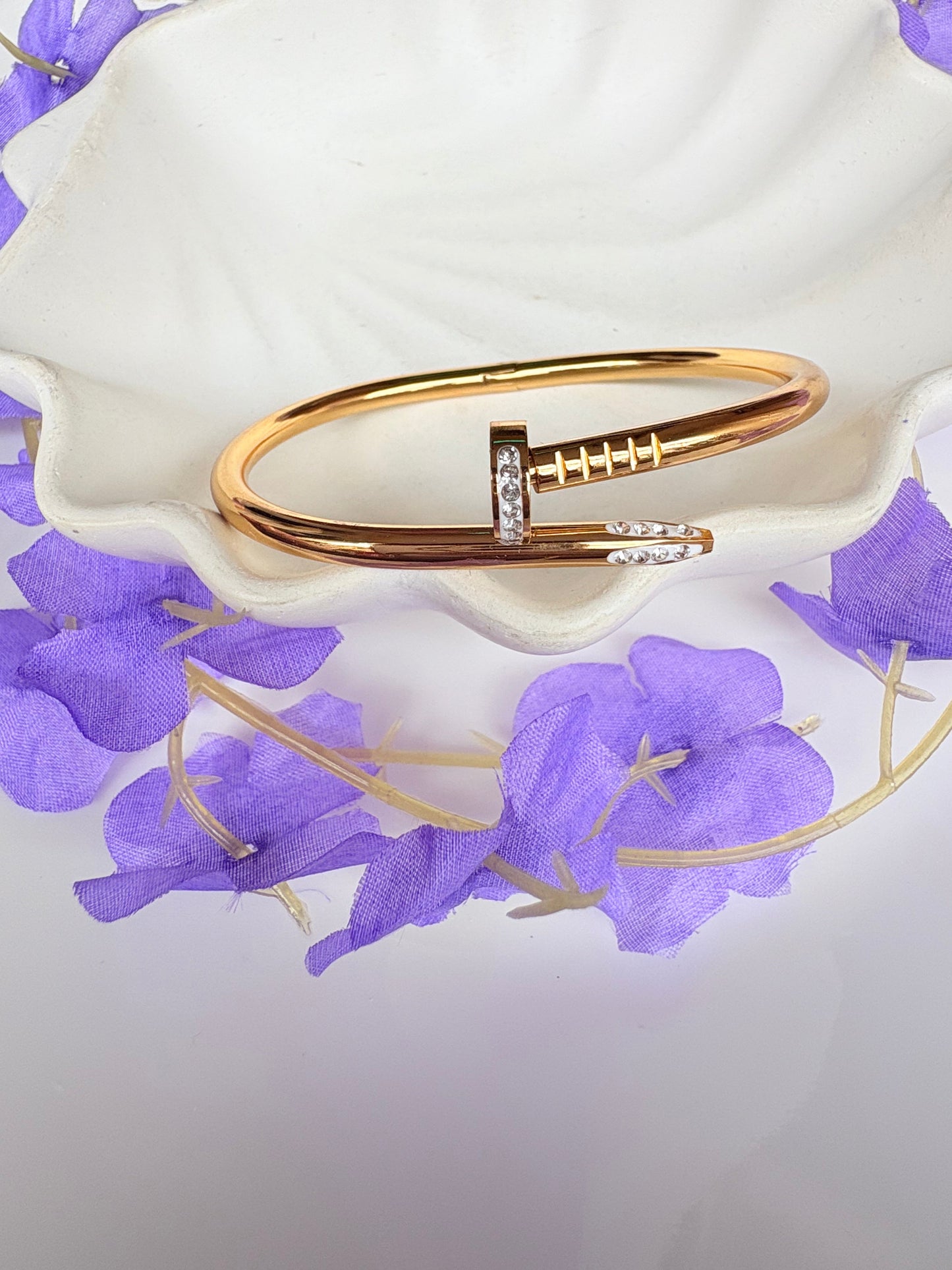 Studded nail bracelet