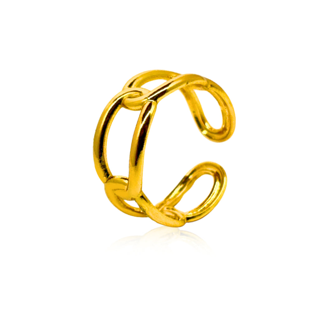 Linked Band Ring