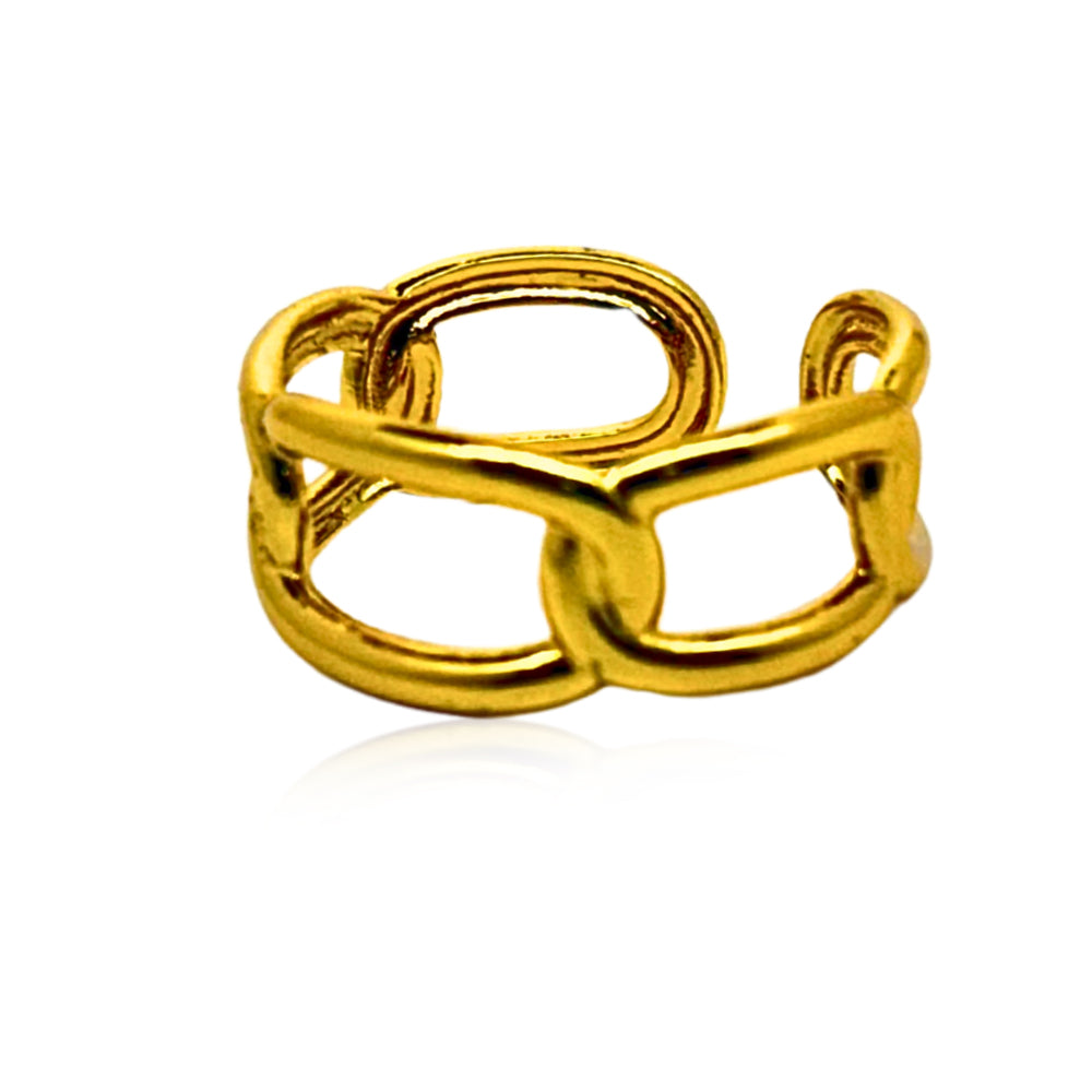 Linked Band Ring