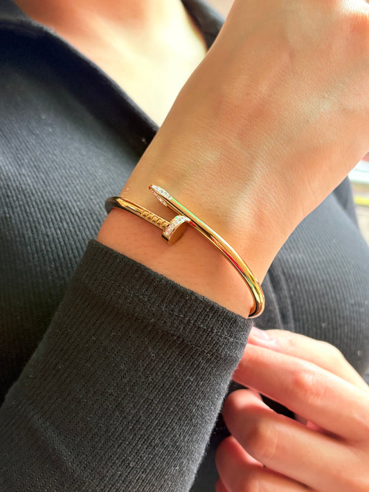 Studded nail bracelet