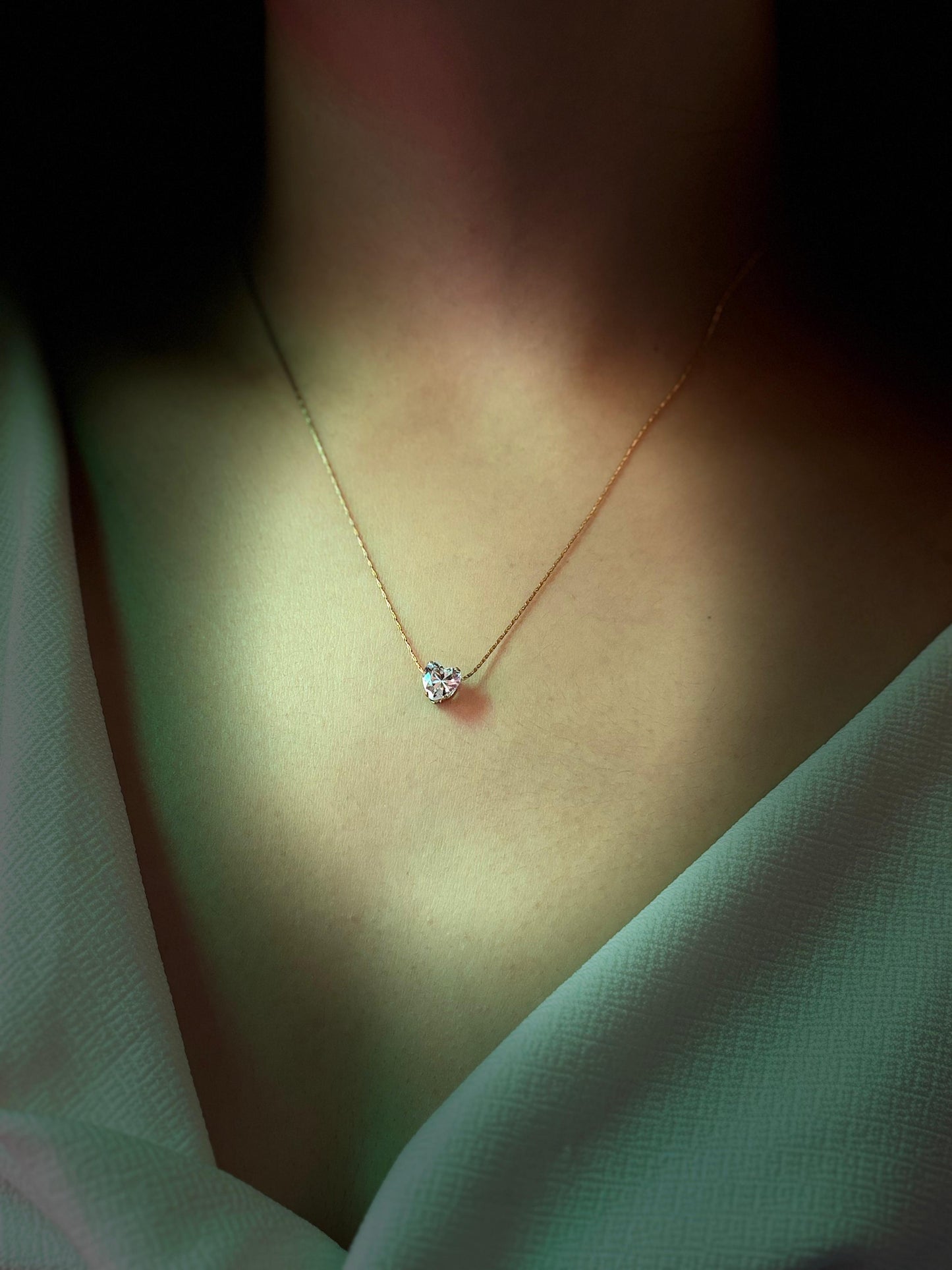 Solitaire Elegance Necklace