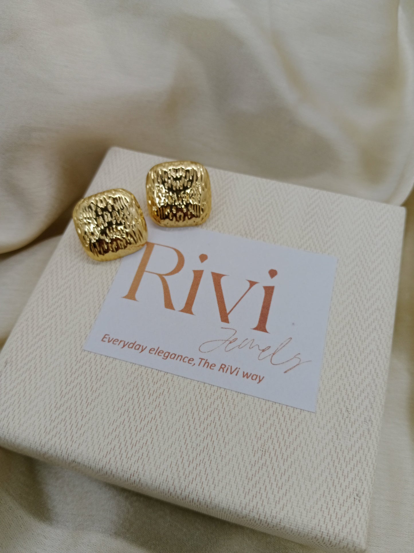 Auric Square Earrings