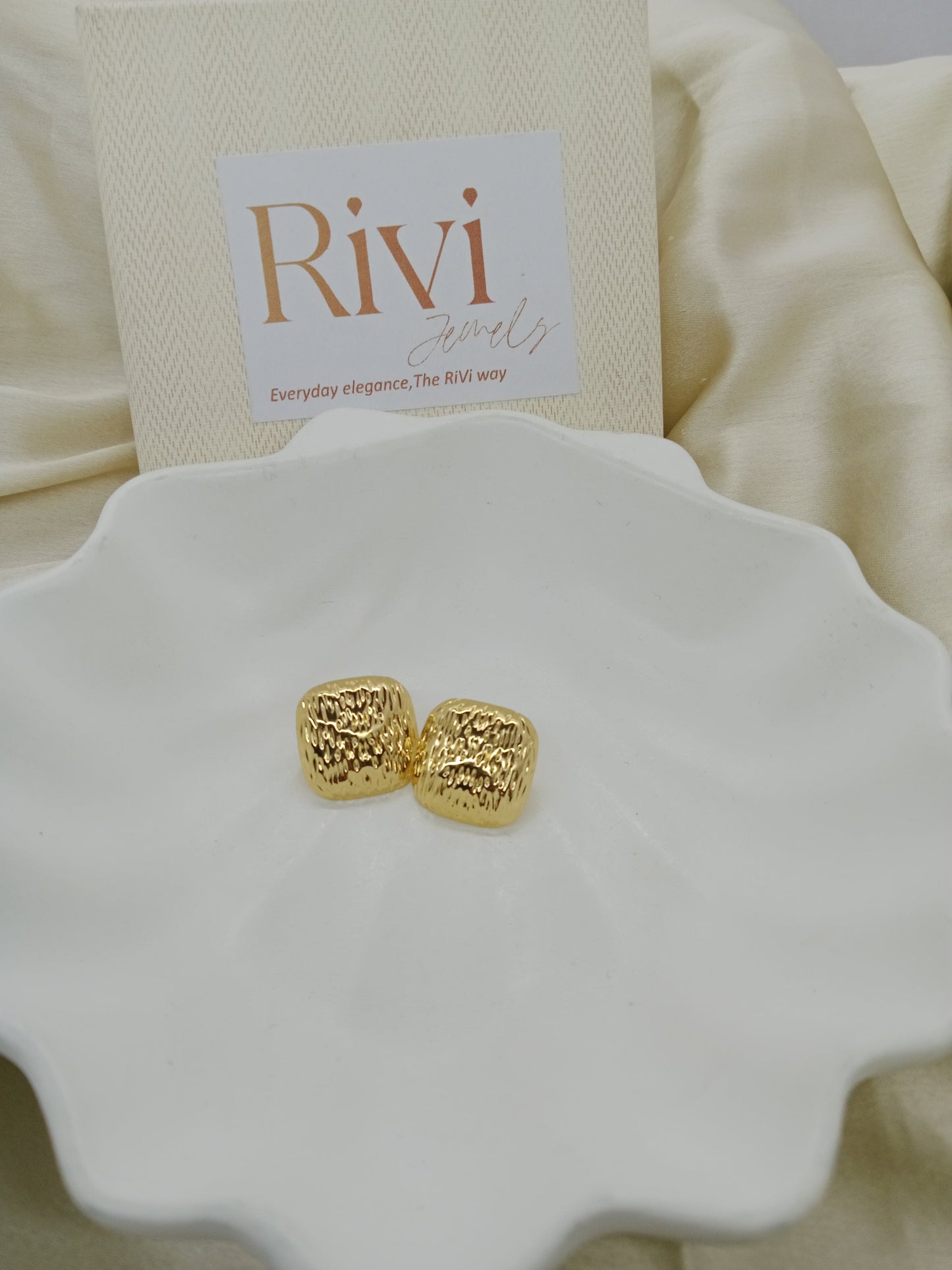 Auric Square Earrings