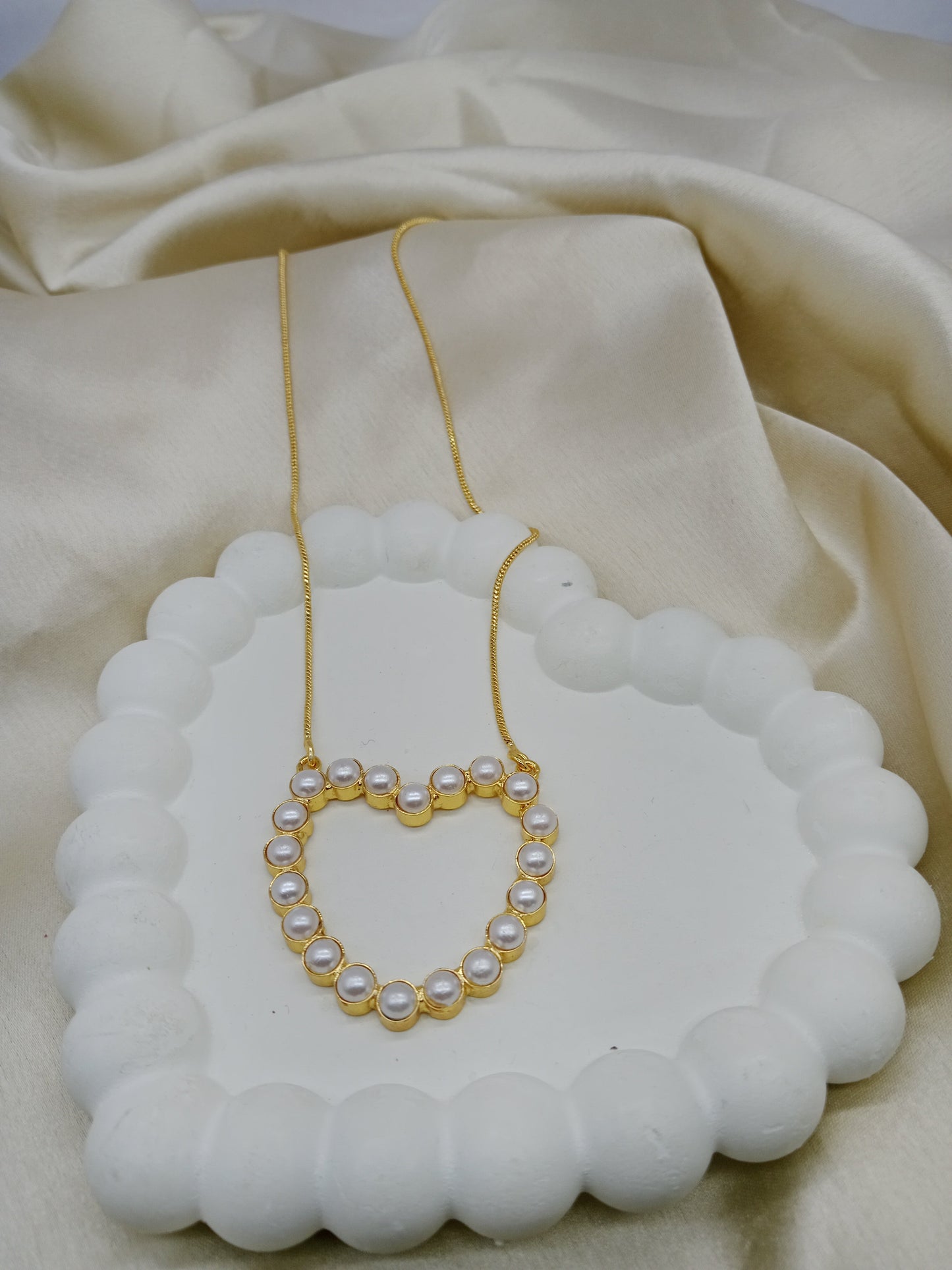 Heart of Pearls Necklace