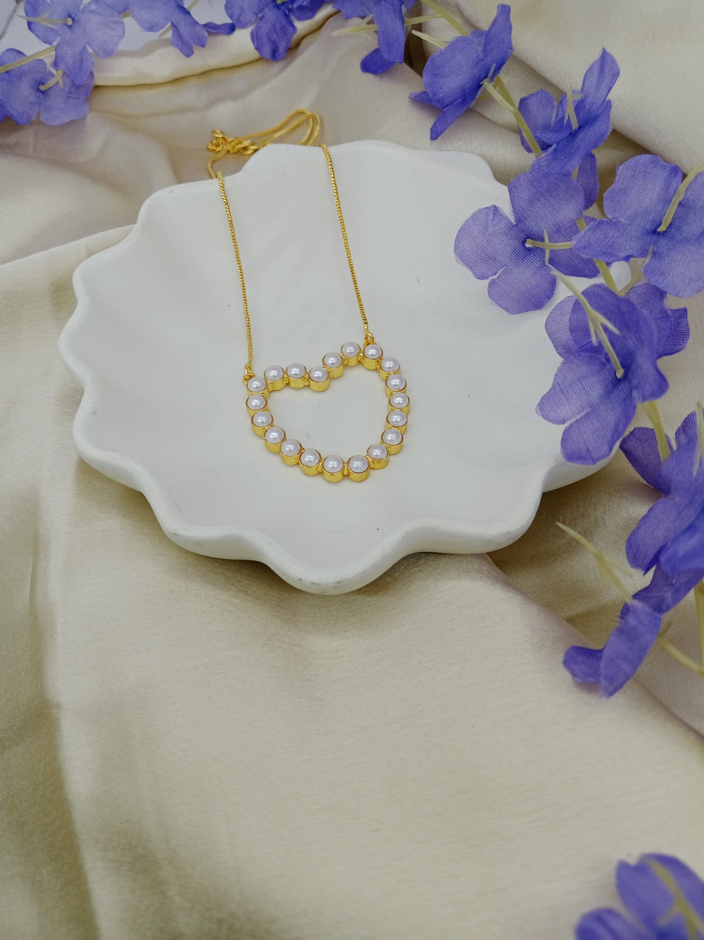 Heart of Pearls Necklace