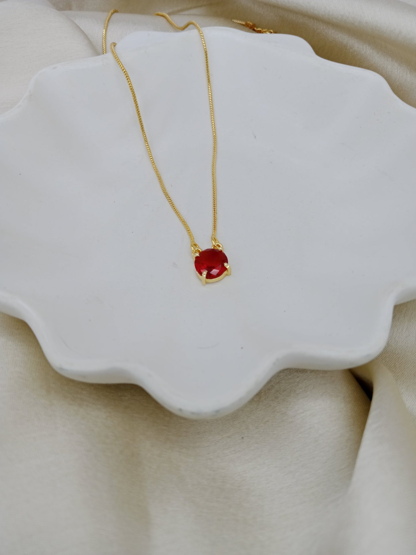Scarlet Whisper Necklace