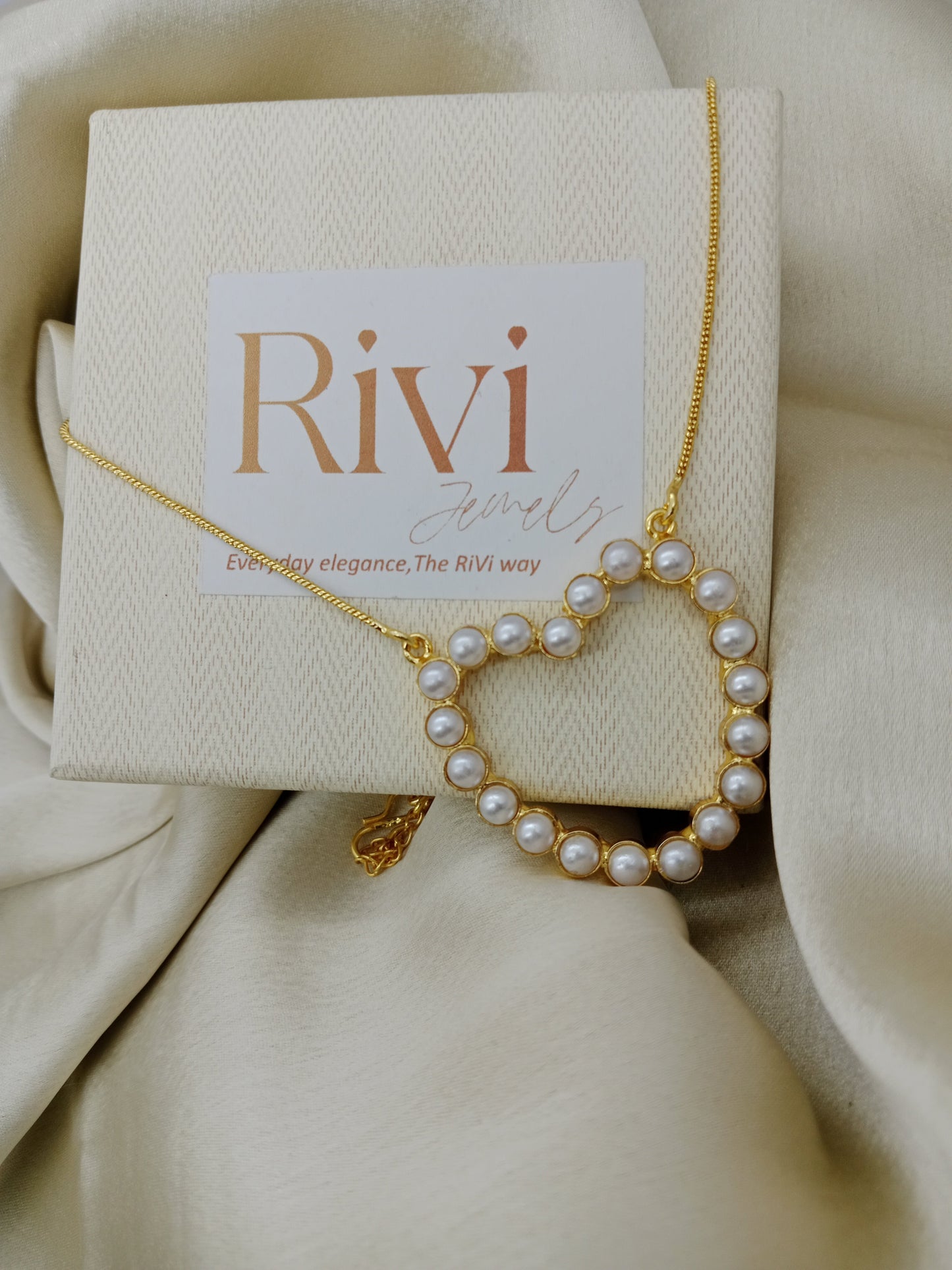 Heart of Pearls Necklace