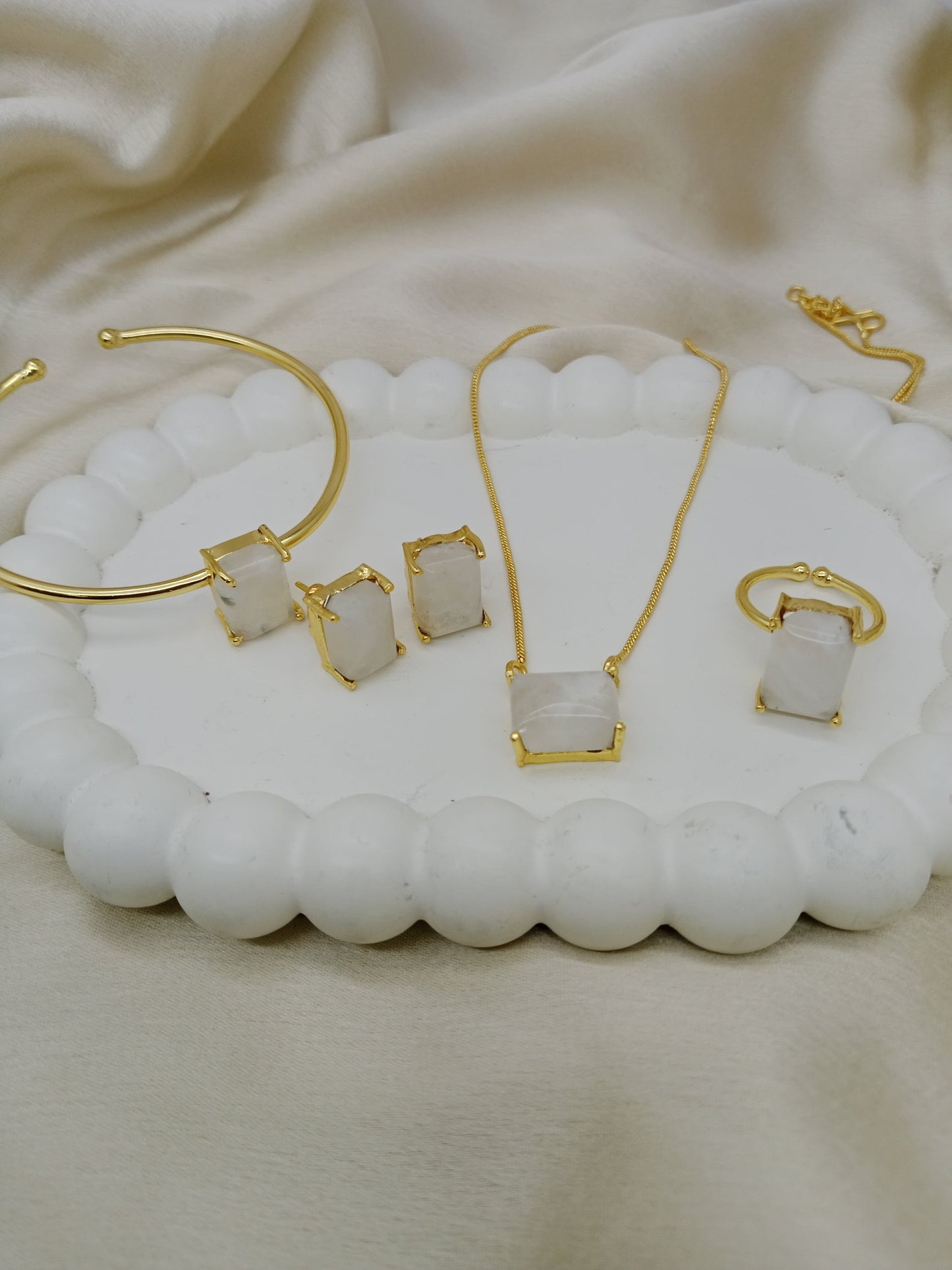 The Rivi Ensemble Rainbow Moonstone set