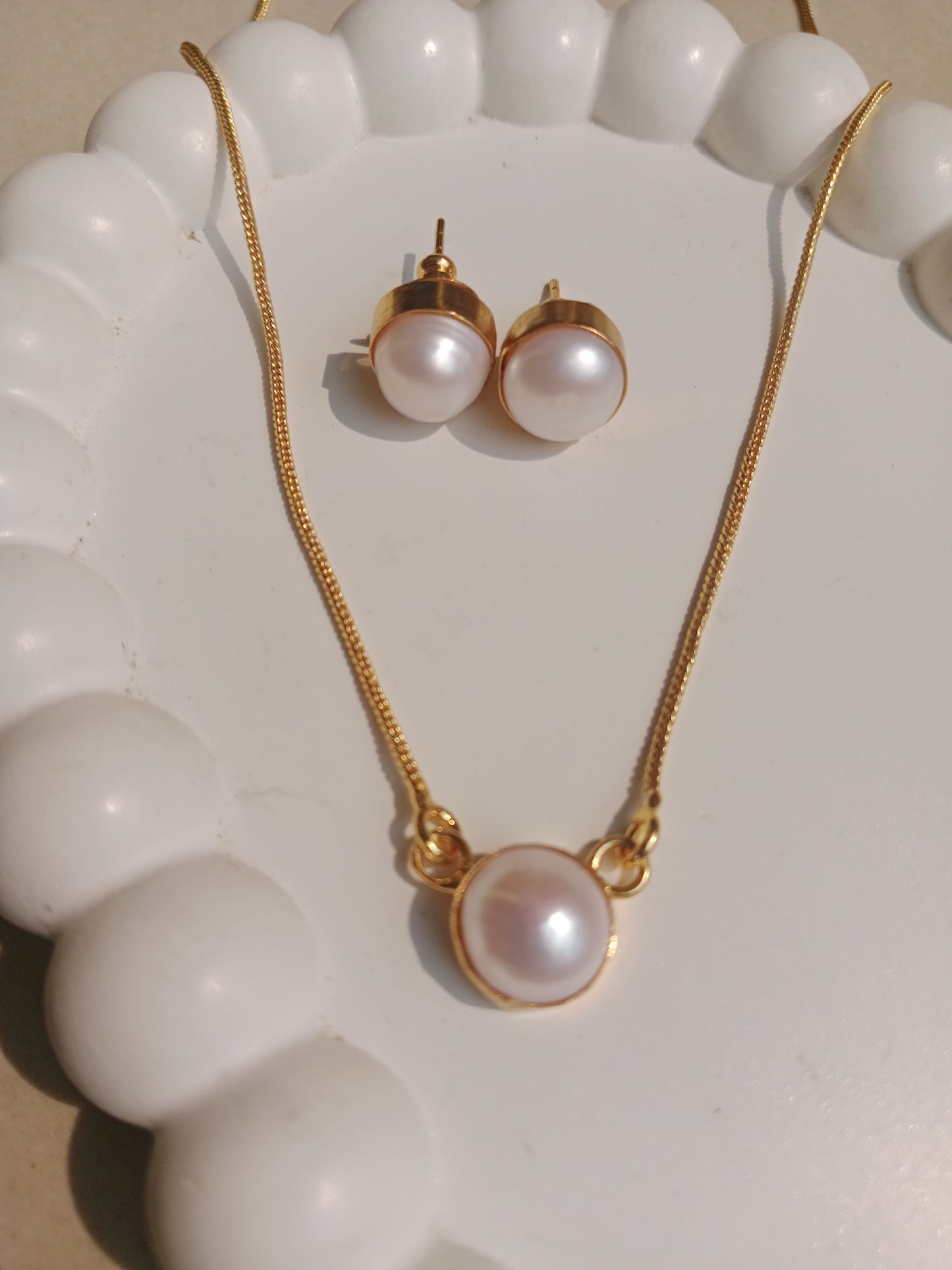 Classic Real Pearl set