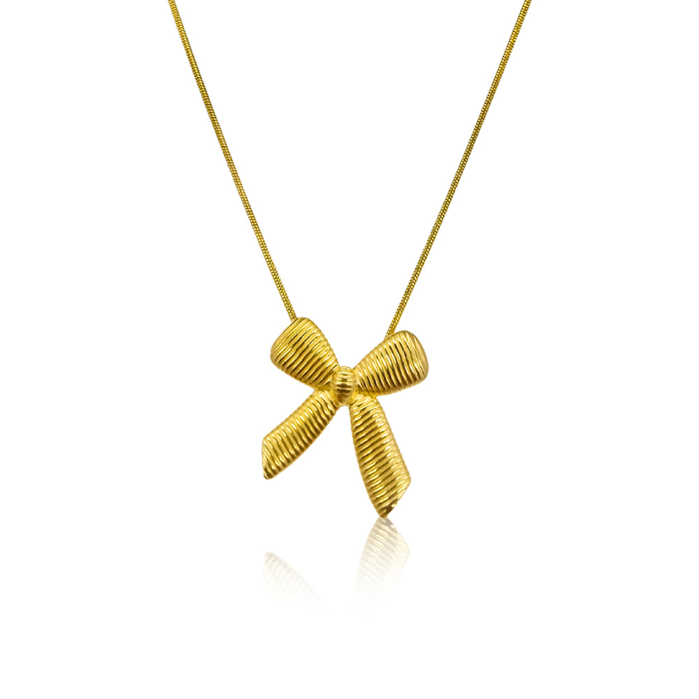 Parisian Bow Necklace