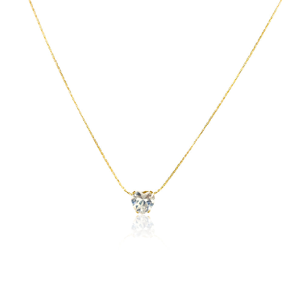 Solitaire Elegance Necklace