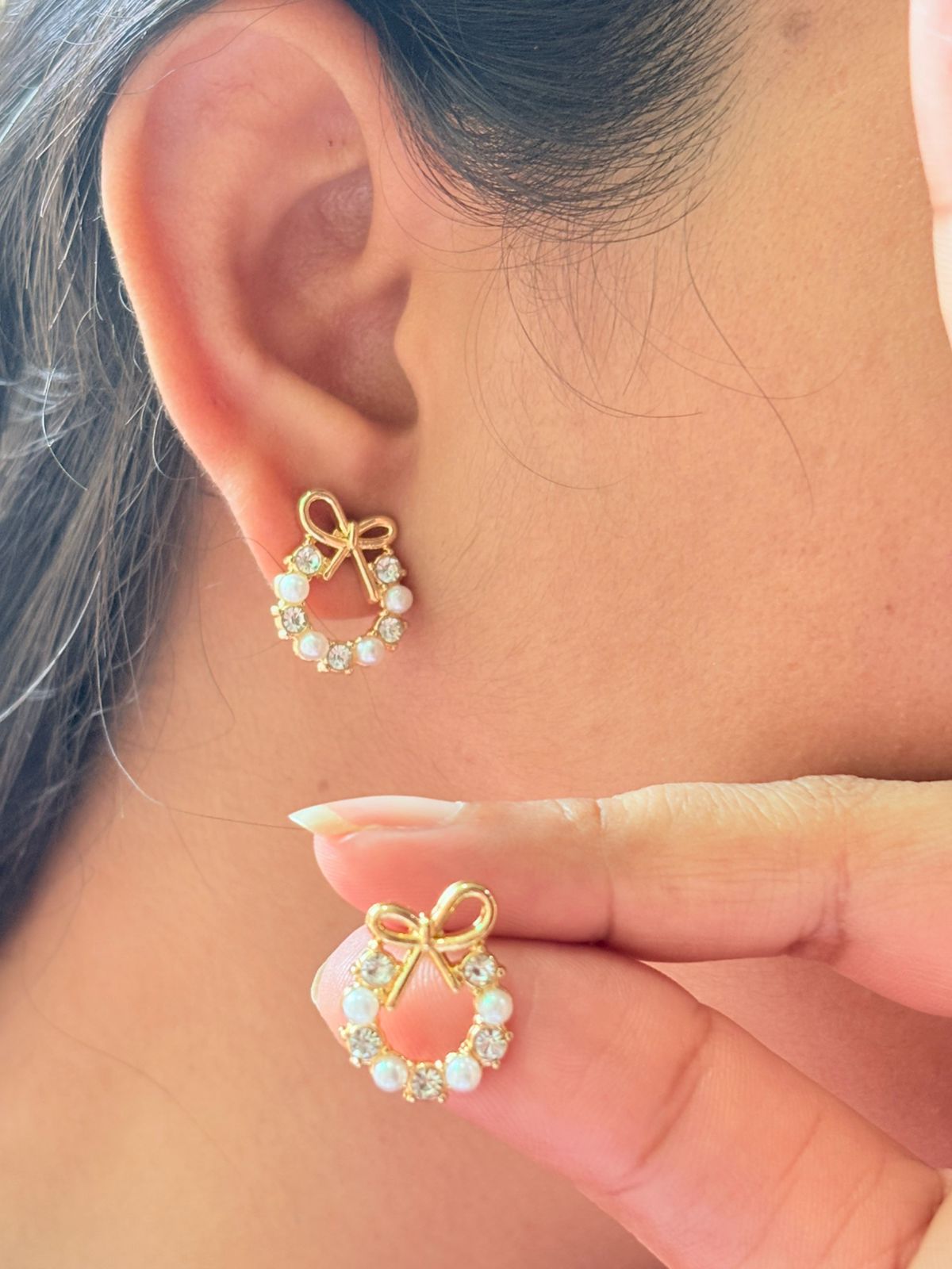 Blooming Bow Earring