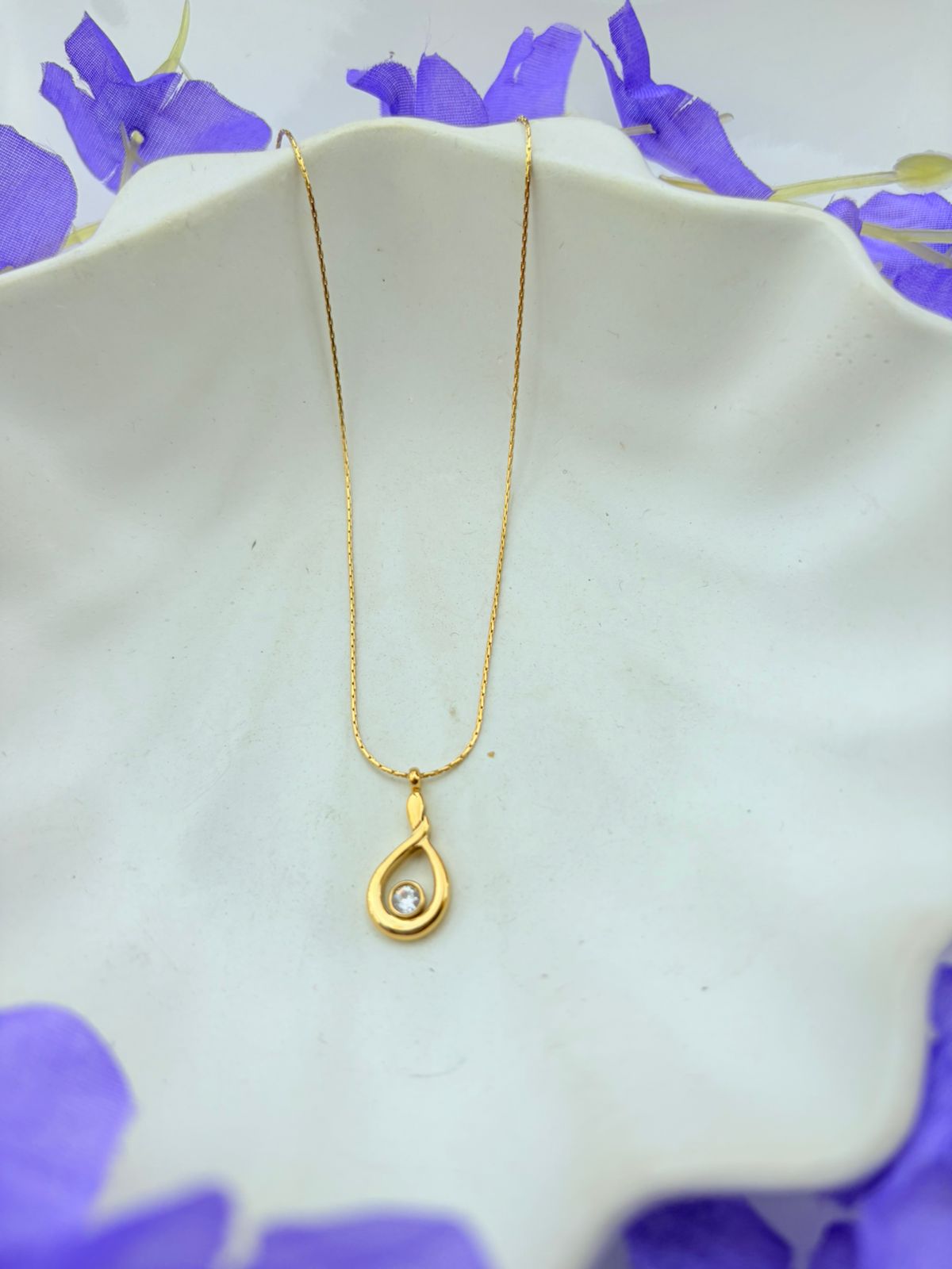 Crystal Drop Necklace