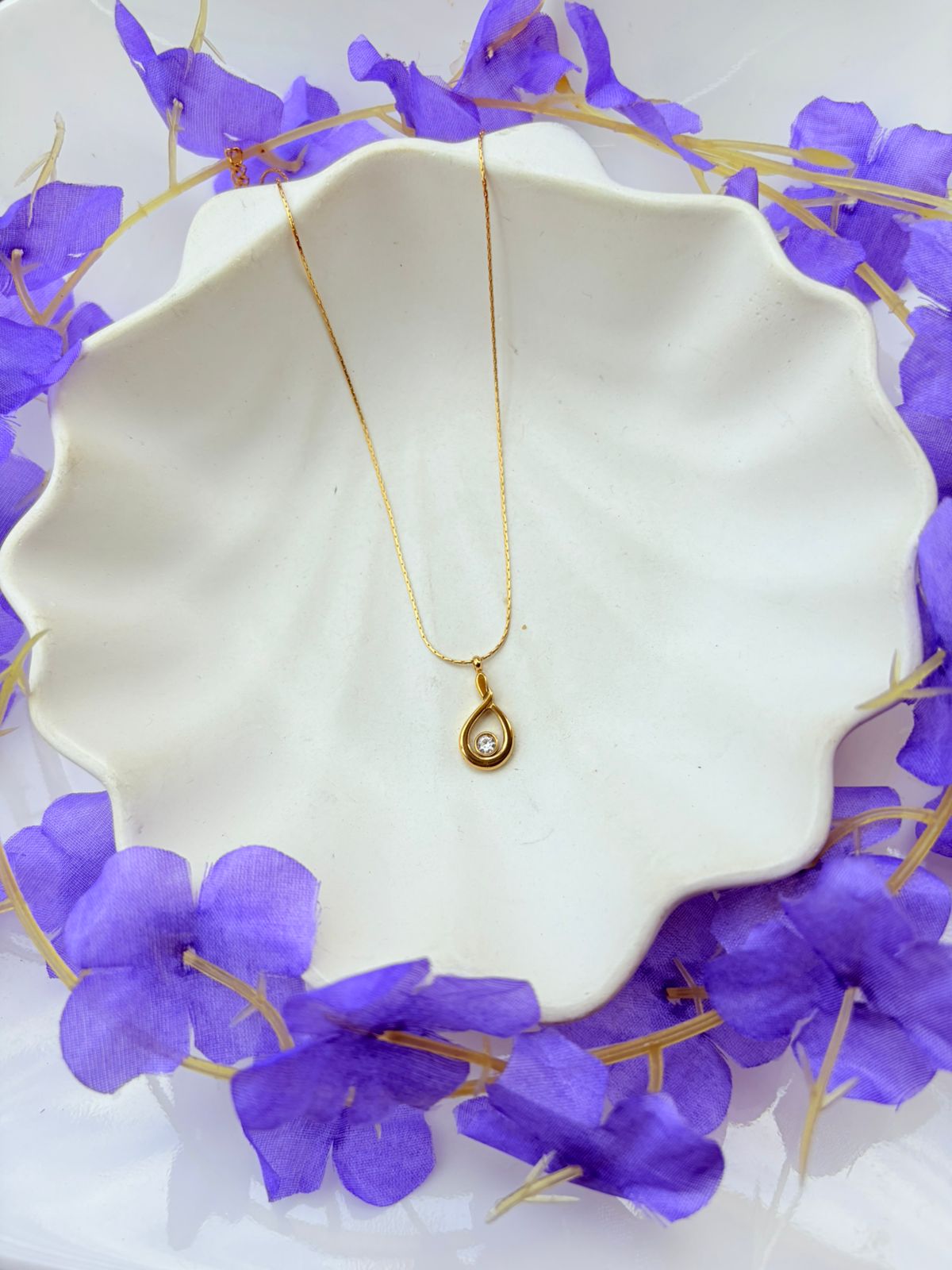 Crystal Drop Necklace