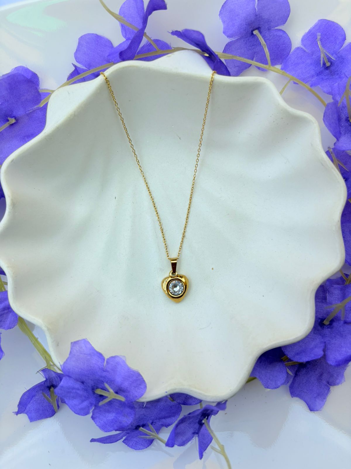 Gemmy Heart Necklace