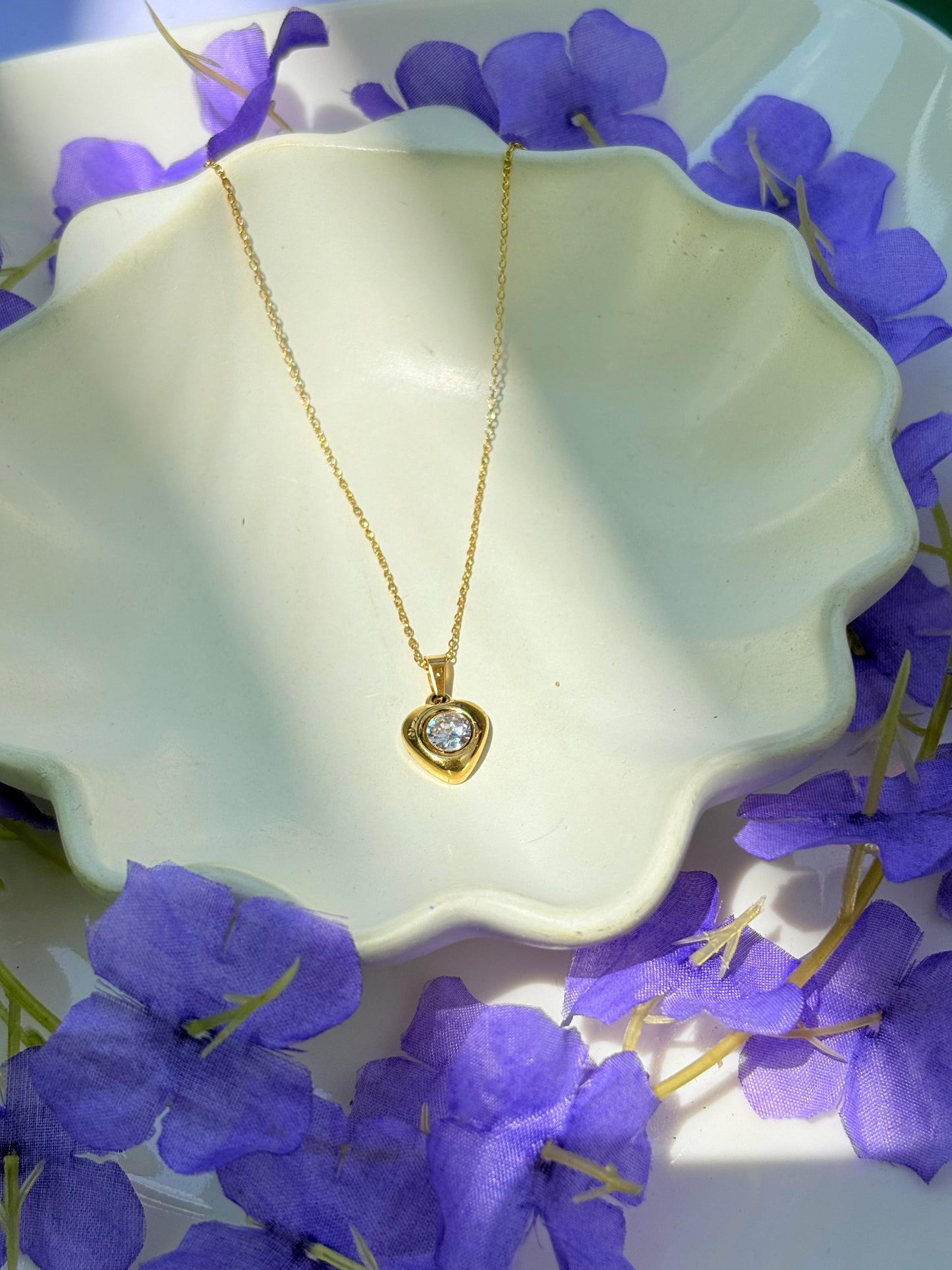 Gemmy Heart Necklace