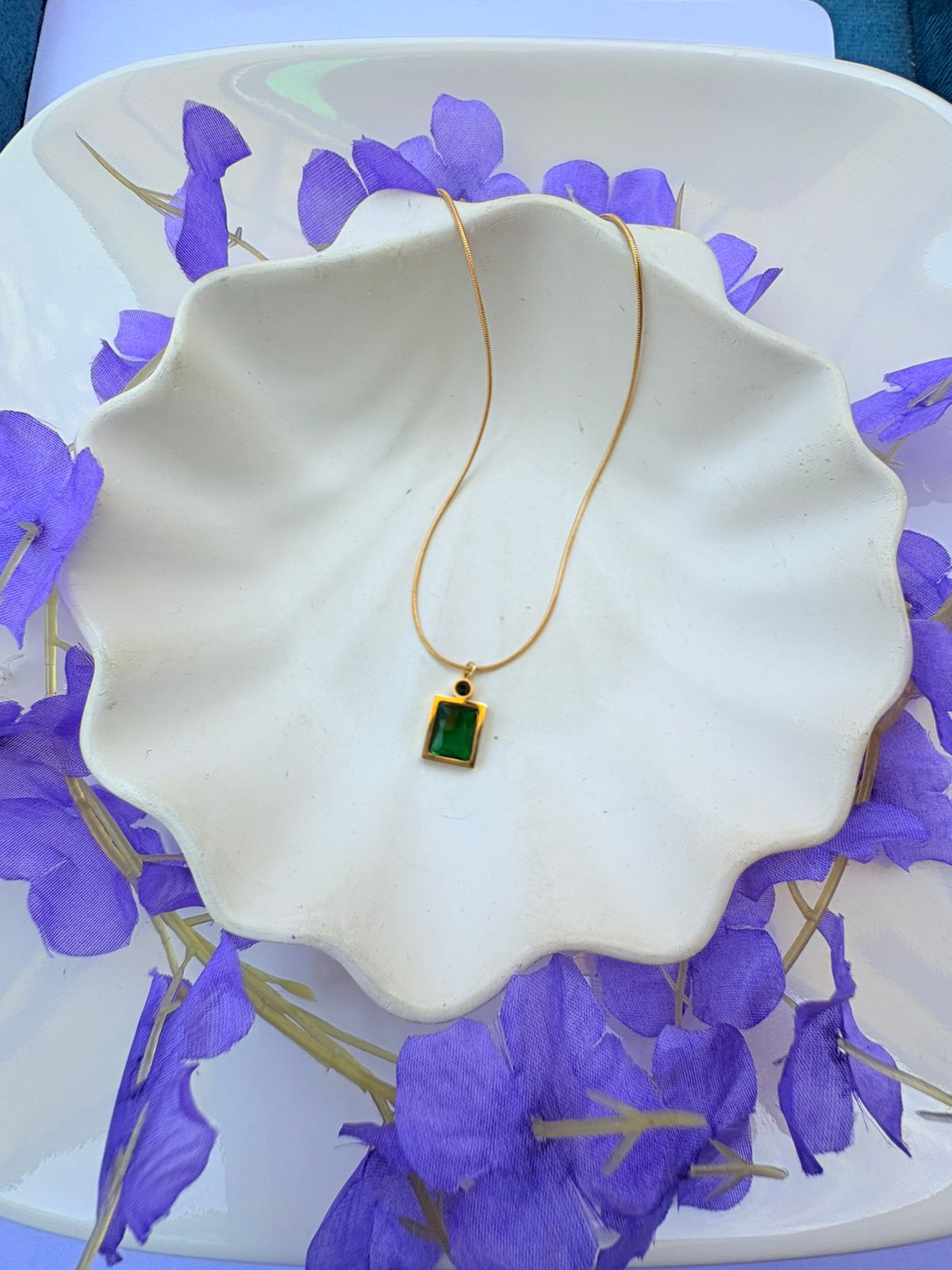 Auric Emerald Necklace