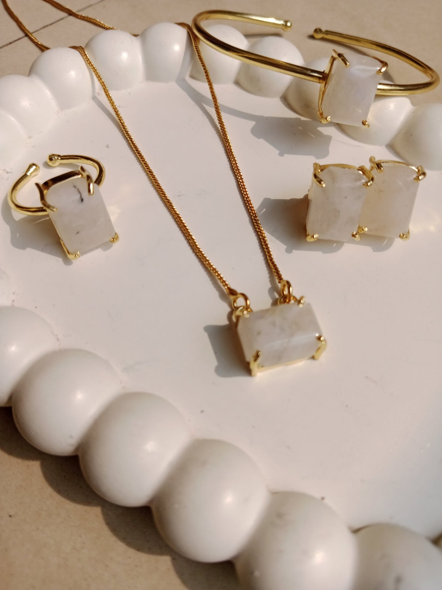 The Rivi Ensemble Rainbow Moonstone set