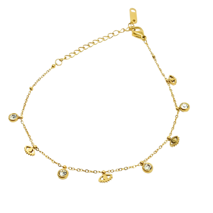 Rain Drop Evil Eye Bracelet