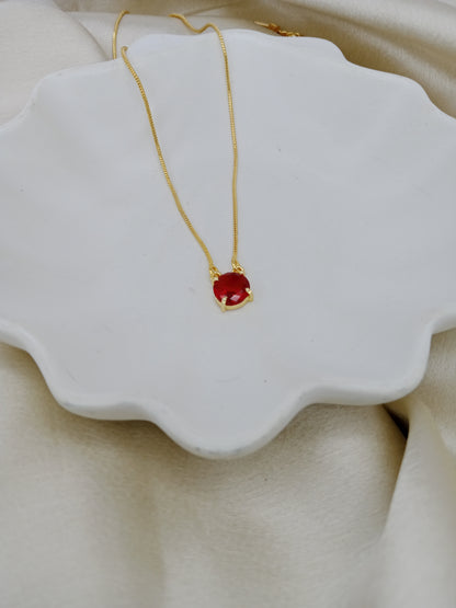 Scarlet Whisper Necklace