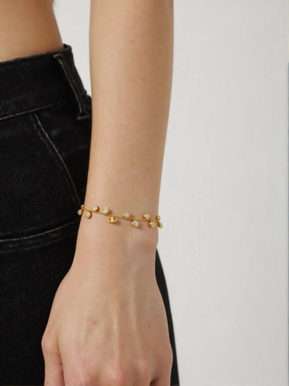 Rain Drop Evil Eye Bracelet